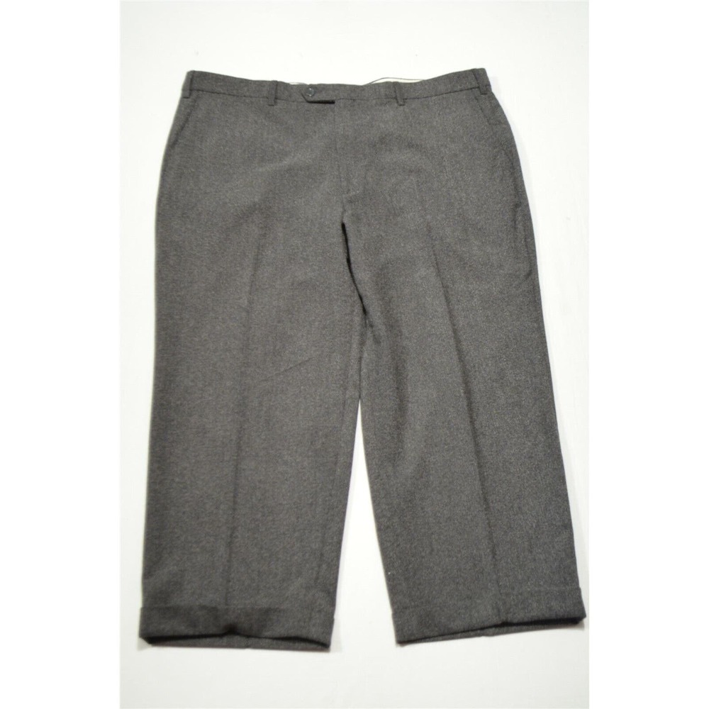 St. Croix 42 x 29 Dark Gray Ribbed Cuffed Recent Dress‎ Pants